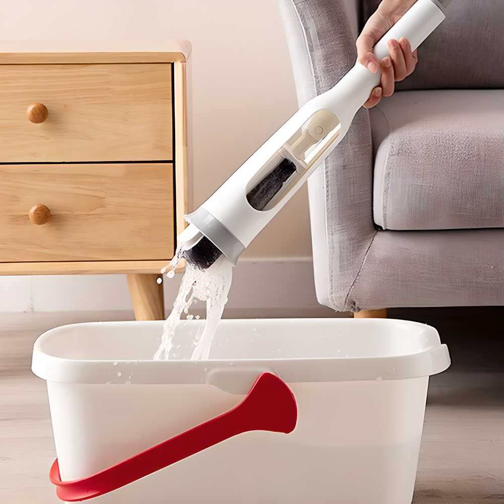 Self-Squeezing Mop / Folding Sponge Mop (New Updated Handle Design)